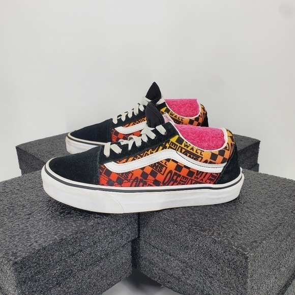 VANS OLD SKOOL LOGO FLAME SHOES MEN 5 WOMEN SIZE 6.5 SNEAKERS - Picture 2 of 12